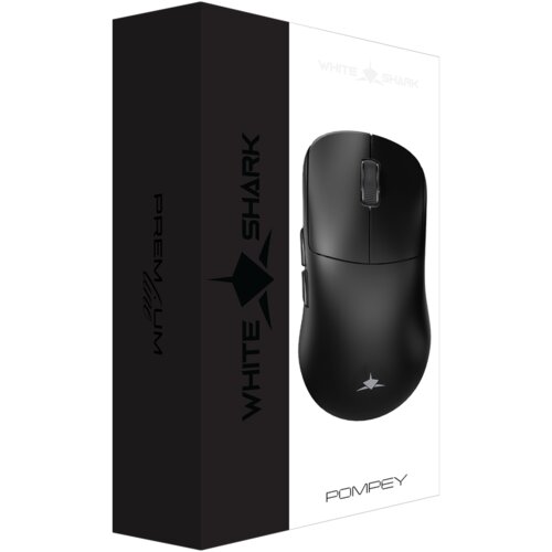 Eshark White Shark Pompey WGM-9014 bežični gaming mi&amp;scaron;, crni Slike
