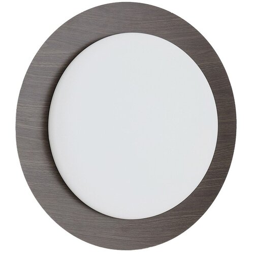 Kave Home Temno rjava kovinska LED stenska svetilka &amp;oslash; 40 cm Novae &amp;ndash; Slike