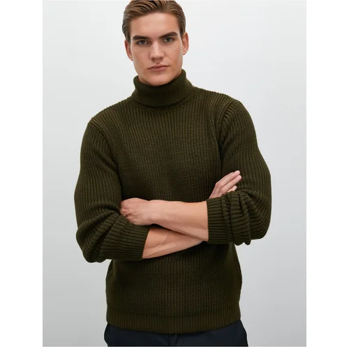 Koton Men's Khaki Sweater