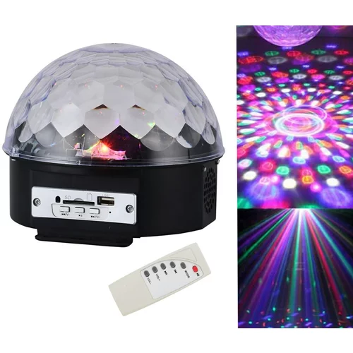  Disco LED RGB projektor i MP3 player 18W + daljinski