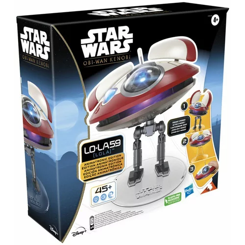 Hasbro Star Wars L0-LA59 (Lola) Animatronic Edition, elektronska droidna igrača po seriji Obi-Wan Kenobi, igrača za otroke, stare 4 leta in več, (20956028)