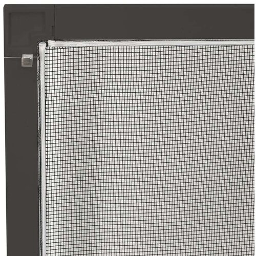 VidaXL Prozorski zaslon protiv insekata antracit 80 x 100 cm Slike