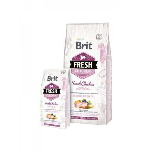Brit Fresh Chicken with Potato Puppy Healthy Growth 12kg Slike