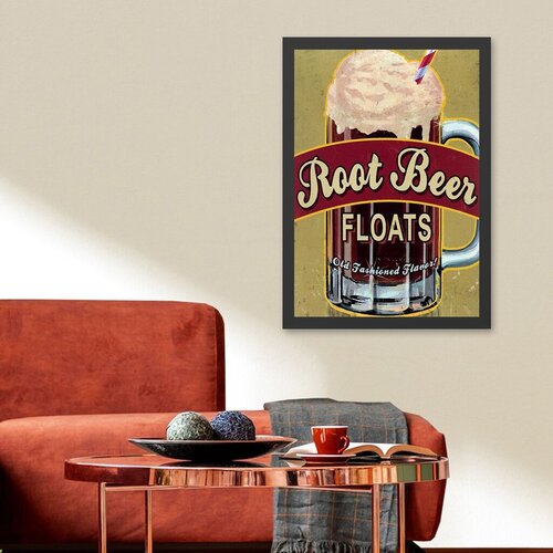 Wallity Uokvirena slika Root Beer, 55x75 cm Cijene