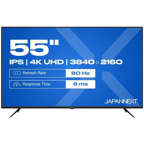  JAPAEXT JN-IPS550UHD60F computer monitor 139.7 cm (55) 3840 x 2160 pixels 4K Ultra HD LCD Black Slike