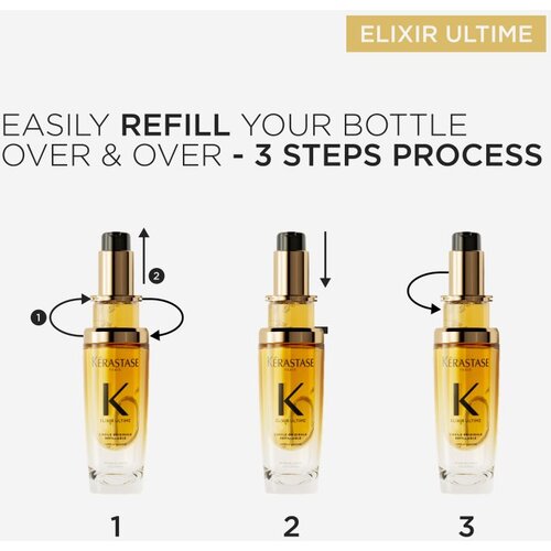 K&amp;eacute;rastase Elixir Ultime L&amp;#039;huile Originale ugodno pakiranje za sijaj in mehkobo las 2x75 ml Slike