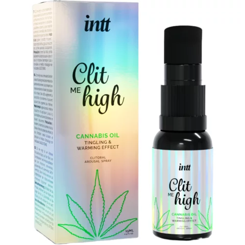 INTT RELEASES Stimulacijsko olje Clit Me High Cannabis, 15 ml