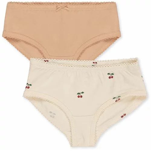Konges Sløjd Otroške spodnje hlače 2-pack roza barva