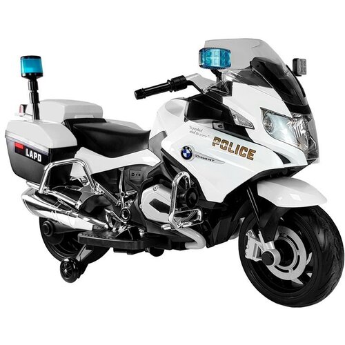 Policijski motor na akumulator BMW Police - bijeli Cijene