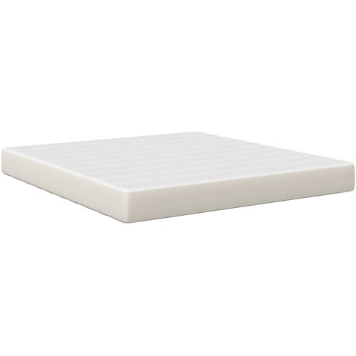 VidaXL Pocket Spring Madrac Krem 180x200x20 cm Srednje Tvrdo Tkanina Slike