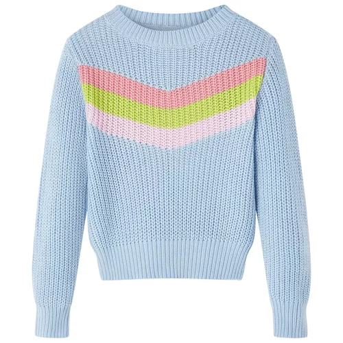  Dječji džemper pleteni plavi 116
