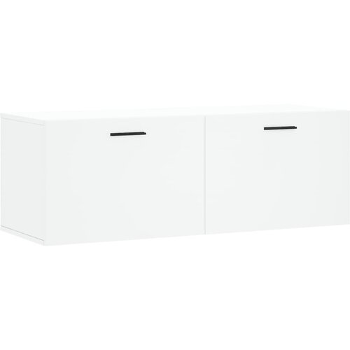  Zidni ormarić bijeli 100 x 36,5 x 35 cm od konstruiranog drva Slike