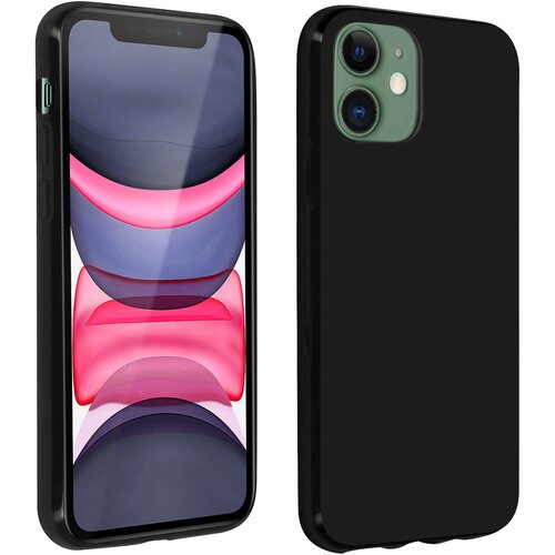AVIZAR Zašcitni ovitek iz silikonskega gela, tanek in odporen - crn str. Apple iPhone 11, (20599406) Cene