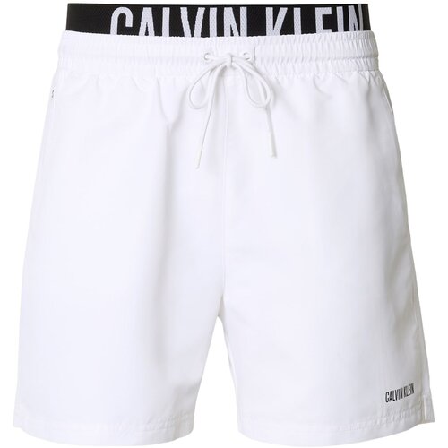 Calvin Klein Swimwear Kratke kopalne hlače 'Intense Power' črna / bela Cene
