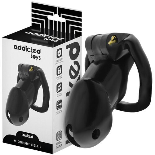 Addicted Toys Locked Kletka Za Penis Addicted Toys Midnight Cell (l) Slike