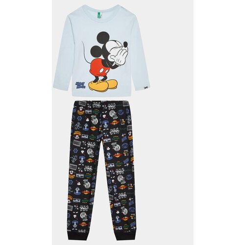 United Colors Of Benetton Pižama 3VR50P051 Siva Regular Fit Slike