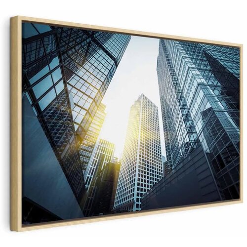  Slika - In a Big City (1 Part) Wide - Third Variant 120x80 U prirodnom drvenom okviru Cene