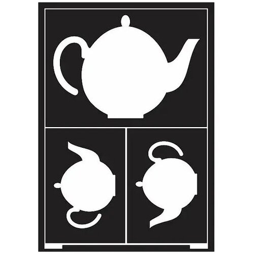  Samoljepljiva šablona Teapot A5 KORIŠTENO Cijene