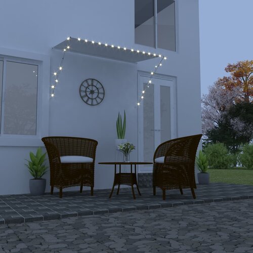 vidaXL tenda na uvlačenje s LED svjetlima 250 x 150 cm krem Cijene