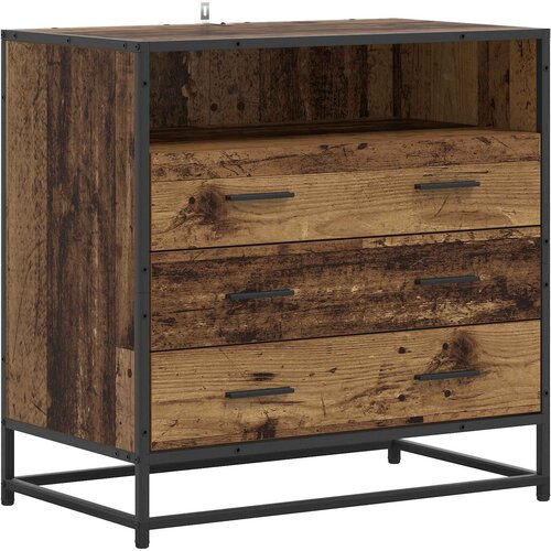  Ormar s ladicama 3-Ladica Staro drvo 70 x 41 x 70 cm Cene