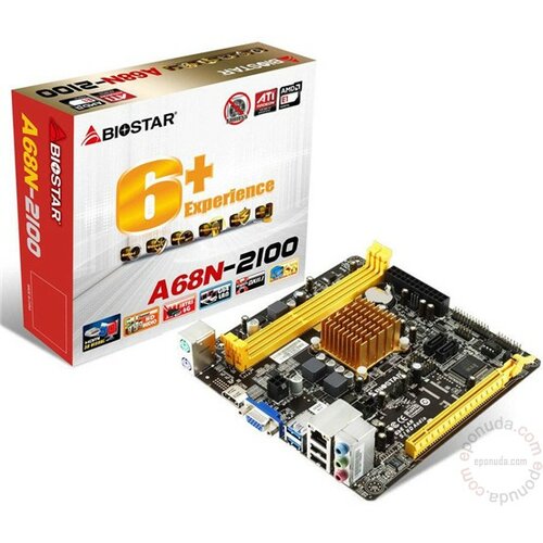Biostar A68N2100 VGA CPU matična ploča Slike