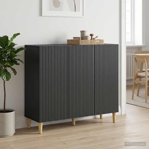  Kreveta Crna 89 x 34,5 x 80 cm Konstruirano drvo Cijene