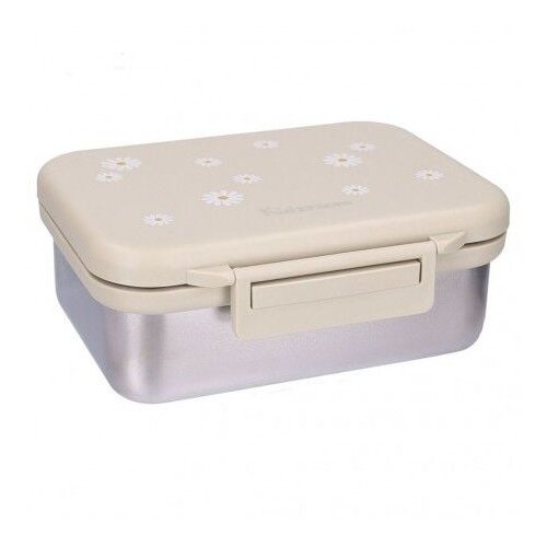 Kidzroom inox kutija za užinu s 2 pretinca - Nostalgia Beige Cijene