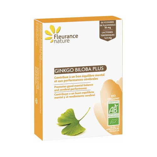 Fleurance Nature Ginkgo biloba PLUS bio tablete - 30 tabl. Cijene