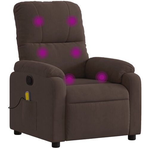 VidaXL Naslanjač rjava tkanina iz mikrovlaken, (20957244) Slike
