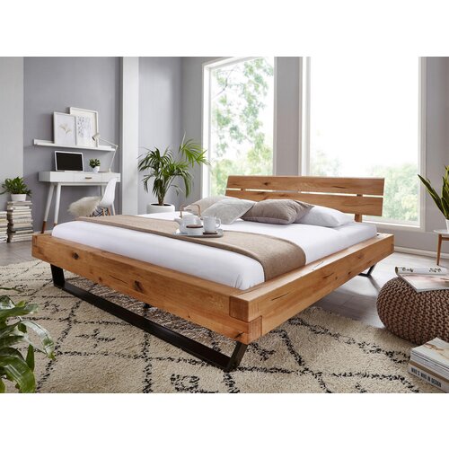 Livetastic postelja iz tramov 180 cm x 200 cm , les divji hrast Slike