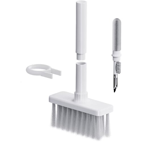 INF Čistilni komplet za tipkovnico in slušalke 5 delov White+Grey, (21273866) Cene