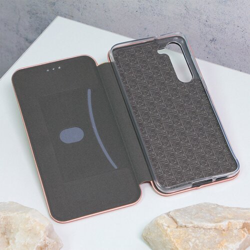 Teracell Maska za Samsung S23 Plus/ S916B na preklop Flip Premium roze zlatna Cene