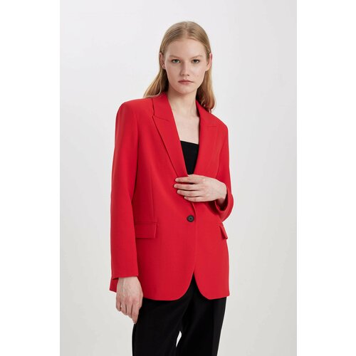 Defacto Oversize Fit Red Blazer Jacket Slike