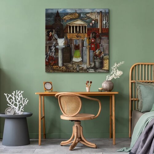  Slika - Frida Kahlo &amp;ndash; My Dress Hangs There 80x80 Standard Slike
