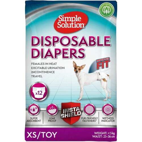 Bramton Simple Solution pelene za pse Disposable Diapers, gaćice Cene