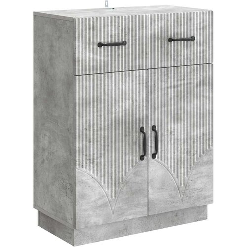  Kreveta Betonska siva 66 x 34 5 x 87 cm Konstruirano drvo Cene
