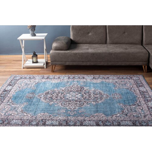 Conceptum Hypnose Tepih Blues -AL 201, 210x310 cm, Braon-plavi Cene