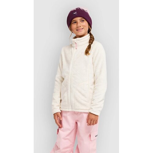 Roxy Igloo Girl Kids Fleece Jacket whisper white Cene