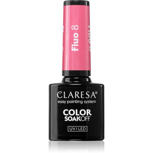 Claresa SoakOff UV/LED Color Fluo gel lak za nohte odtenek 5 g Cene