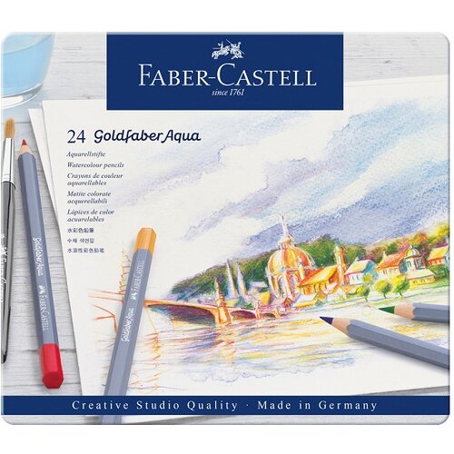  Akvarel bojice Goldfaber Aqua set od 24 boje - metalna kutija Cene