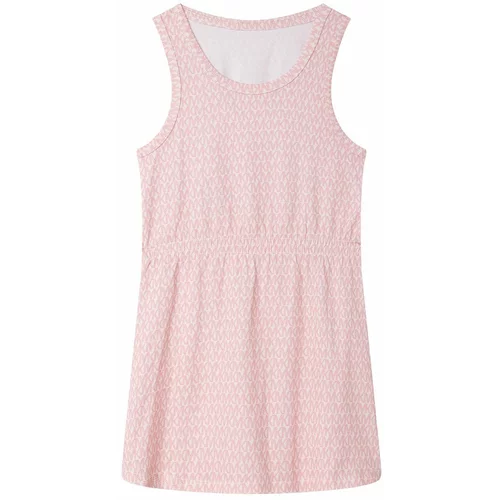 Michael Kors Dječja pamučna haljina boja: ružičasta, mini, širi se prema dolje
