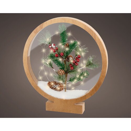  novogodišnji dekorativni krug sa LED svetlom 486440 Cene