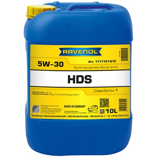 RAVENOL Ulje za motor HDS Hydrocrack Diesel Specif, 5W-30, 10L Cene