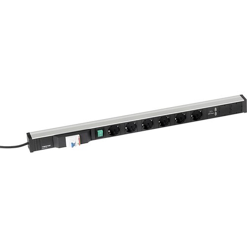 Treston Letev z vtičnicami za delovne mize, 6 vtičnic, 2 x USB, stikalo FI, dolžina 836 mm Cene