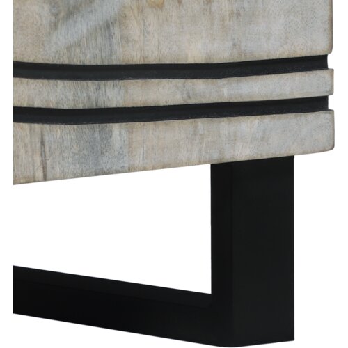 vidaXL Noćni ormarići s ladicama Bijela i crna 50 x 33 x 60 cm Cene
