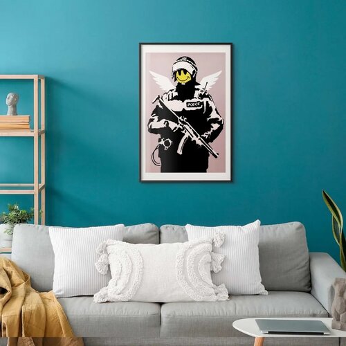  Plakat - Policeman 60x90 Crni okvir s margom Slike