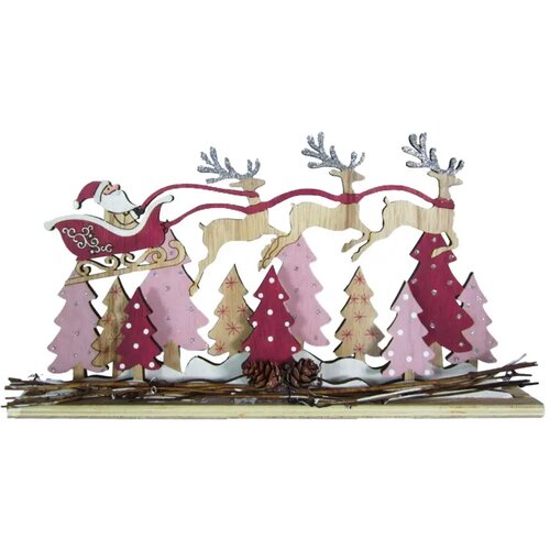  Pinky, novogodišnja dekoracija, drvena, jelke, 29x18cm ( 751851 ) Cene