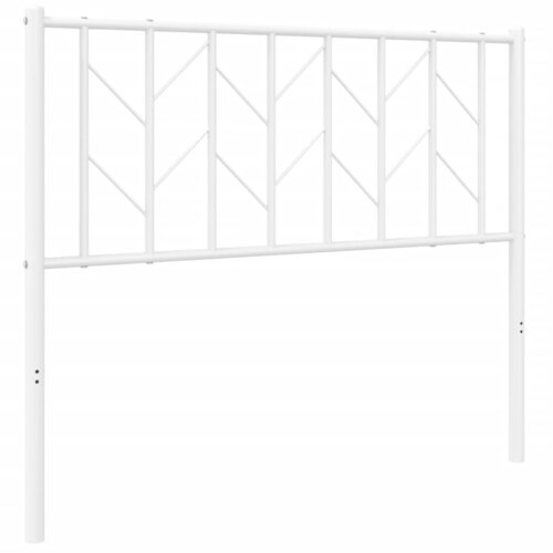 Maison Chic kovinsko posteljno vzglavje - vzglavna omarica - nočna omarica belo 100 cm, (21704686) Slike