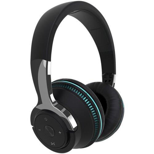 INF Barvne over-ear Bluetooth slu&scaron;alke 40mm, RGB luč, 24h predvajanja Black, (5000296245) Cene