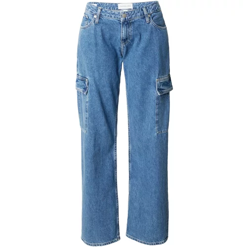 Calvin Klein Jeans Cargo traperice plavi traper